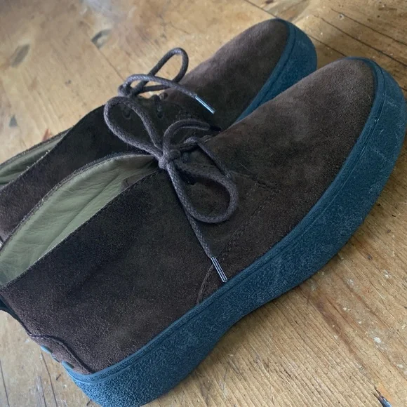 Tods Men's Brown Suede Desert Boots - Picture 5 of 16